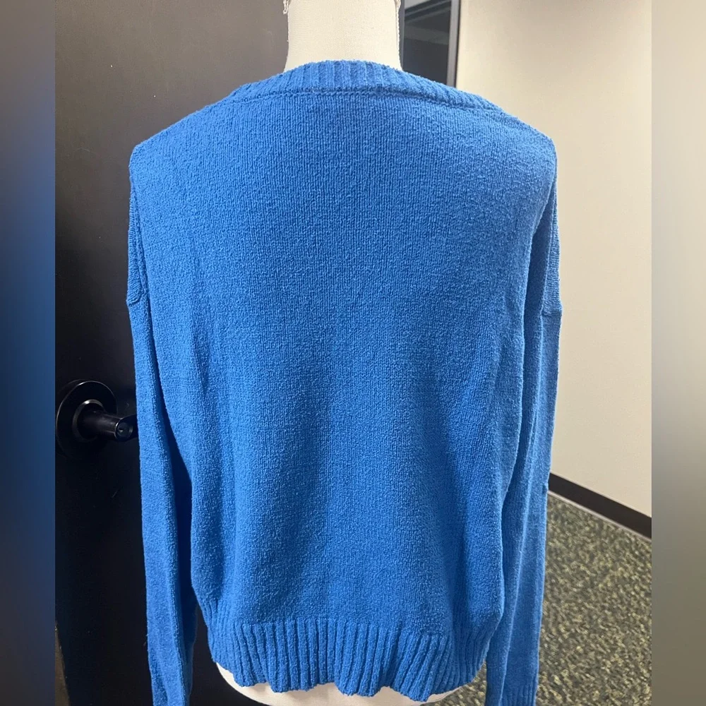 ZSupply Blue Beach Sweater Size M - Picture 4 of 5